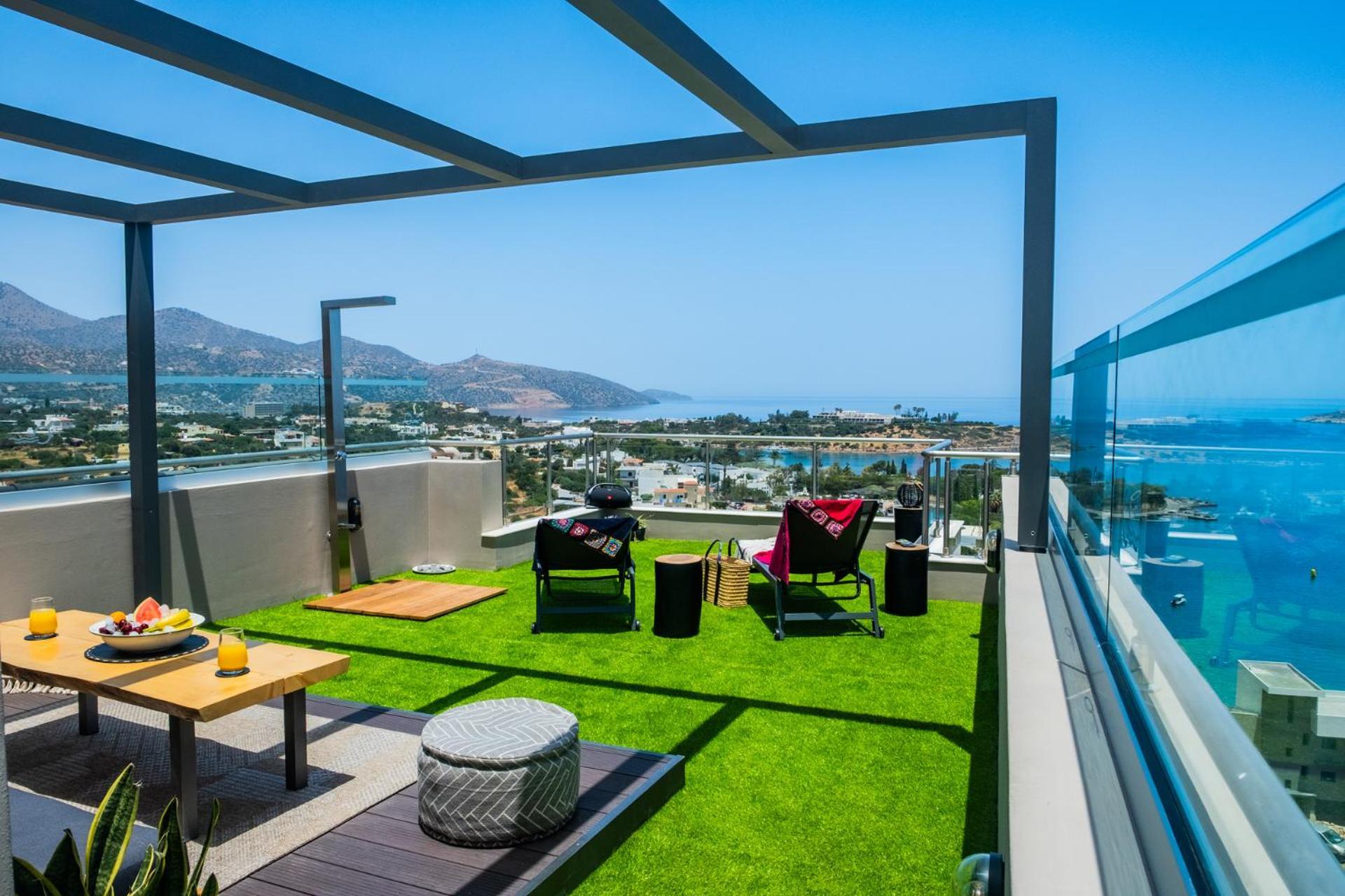 Ágios Nikólaos Thea Panoramic Sea View 아파트 외부 사진